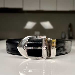 Louis Vuitton Epi Belt Saint Tulle Classic Noir